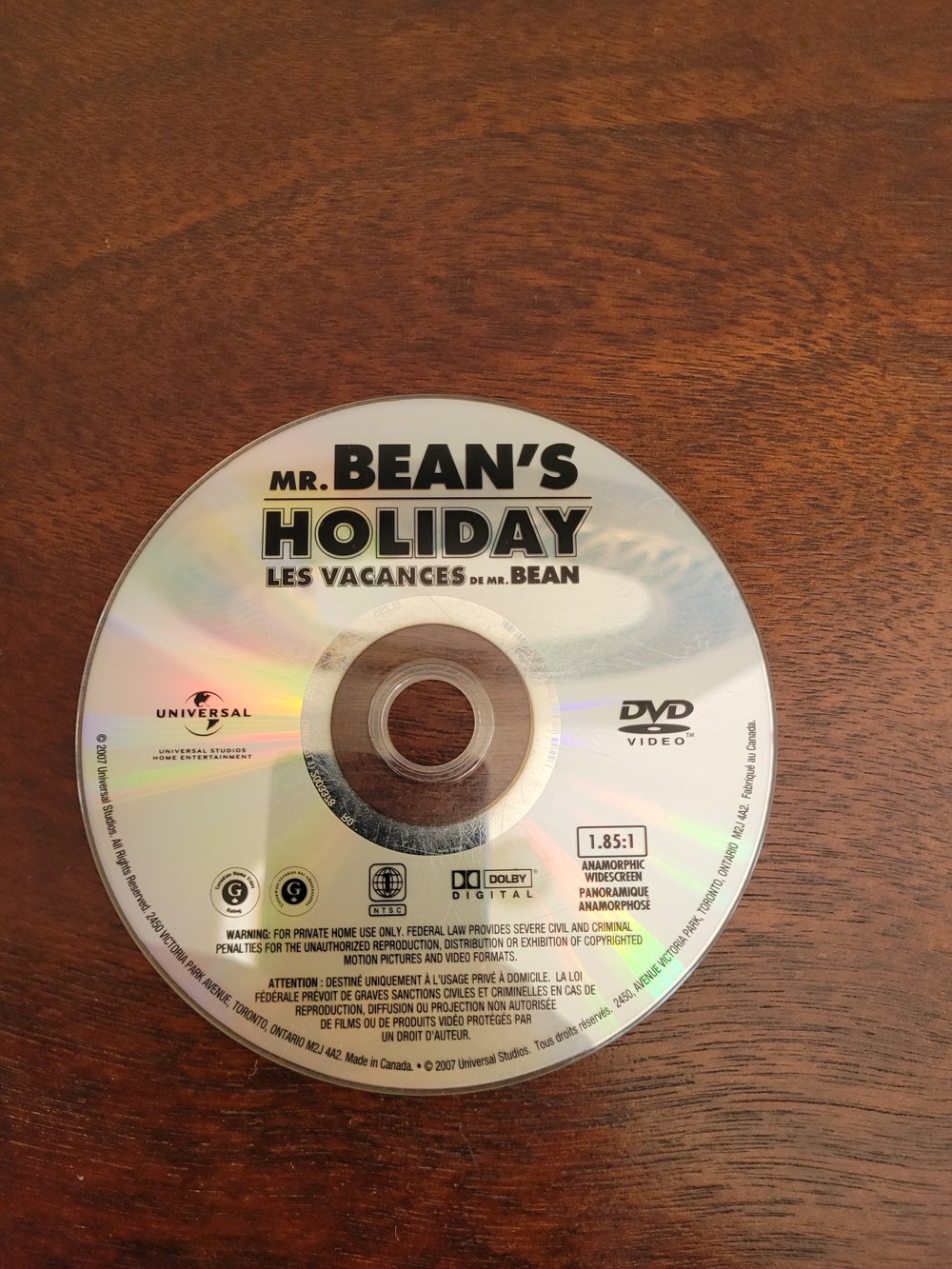 Mr. Bean's Holiday - DVD Movie